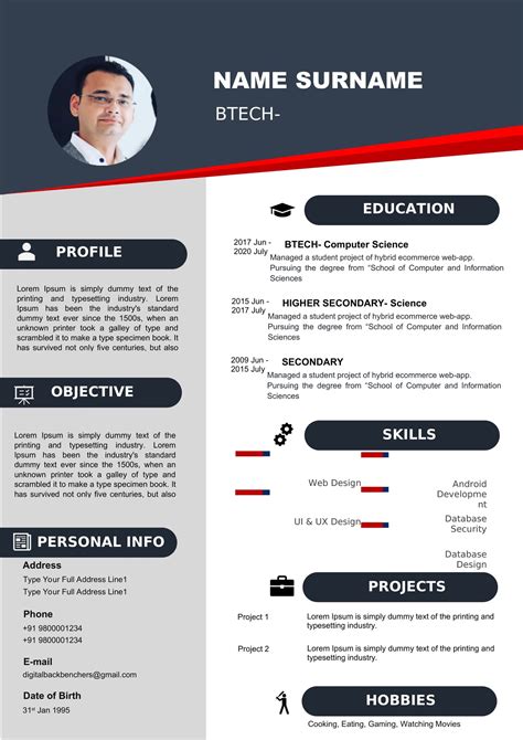 template cv gratis word